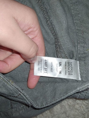 M&S παντελόνι γυναικείο νούμερο 44 μεταχειρισμένο με χαλαρή γραμμή