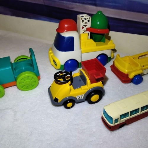 Vintage Retro Toy Vehicles set of 5 used