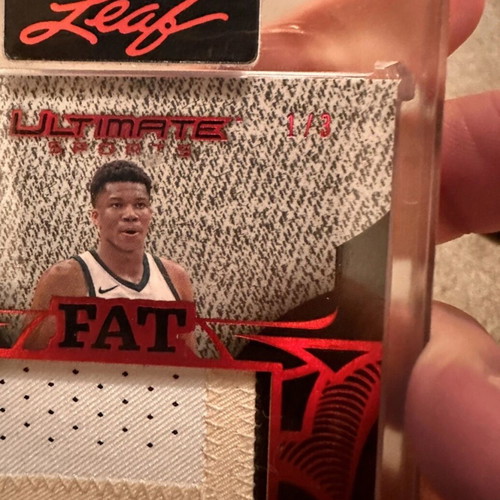 Ultimate Sports Giannis Antetokounmpo GU Jersey Fat Patch 1/3 like new