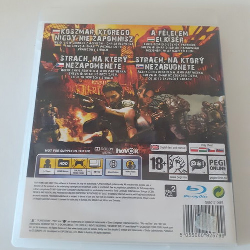 Resident Evil 5 PlayStation 3 game used