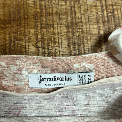 Stradivarius floral patchwork skort, size M