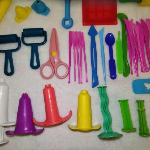 Play-Doh set used, with non-working figure included