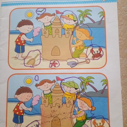 Children's magazine summer activities used