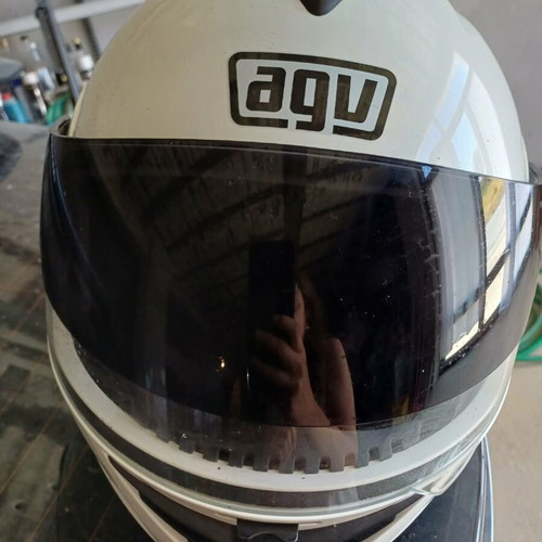 AGV helmet size XS used, slight wear on sponge