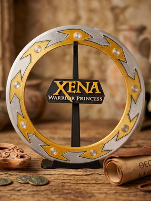 Xena Chakram 3D printed replica new with stand