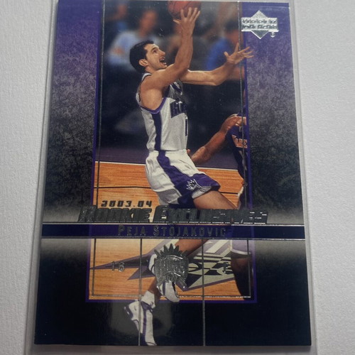 2003-04 Upper Deck Rookie Exclusives Peja Stojakovic card new