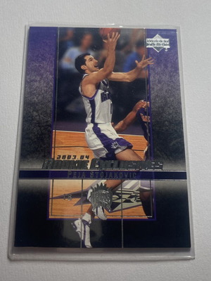 2003-04 Upper Deck Rookie Exclusives Peja Stojakovic card new
