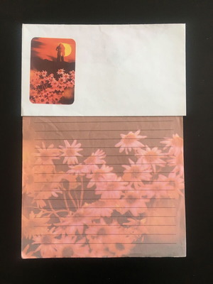 80s Letter Writing Set like new, collectible