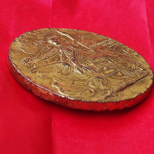 Olympic Games Athens 1906 Gold Participation Medal used