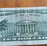 10 US dollar bill used 1999