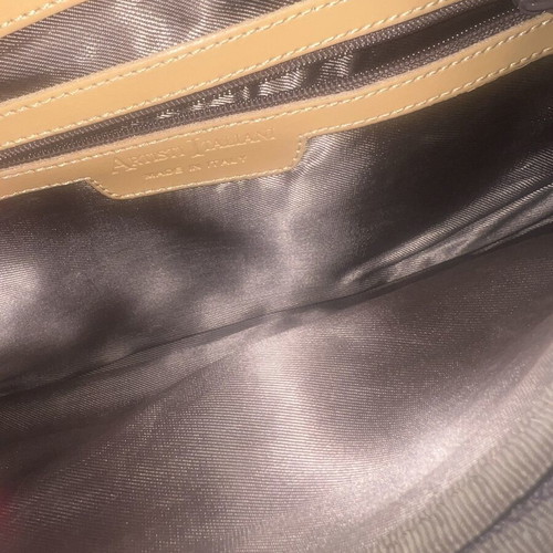 Artisti Italiani leather shoulder bag, camel