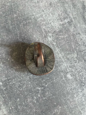Ring with ruby like new, red