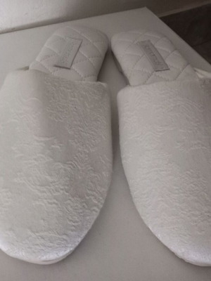 Yamamay bridal slippers size 36 like new, white