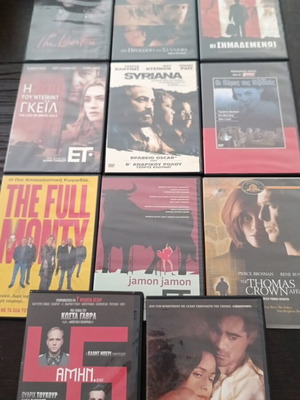 DVD movie collection, 11 titles, subtitled