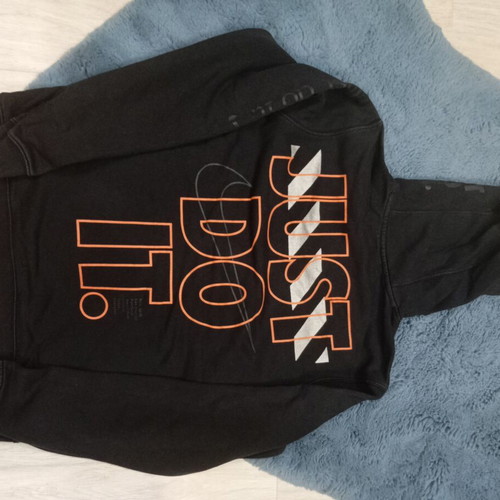 Nike men's hoodie medium with card print on hood