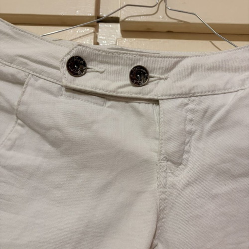 PNK Jeans White Low-Waisted Y2K Denim Pants like new, size S