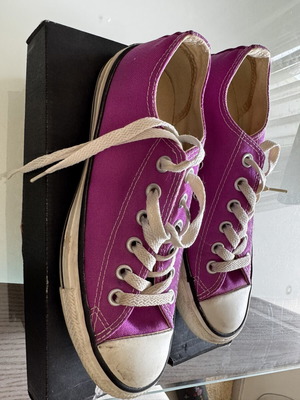 Converse All Star sneakers used, light purple, size 37.5