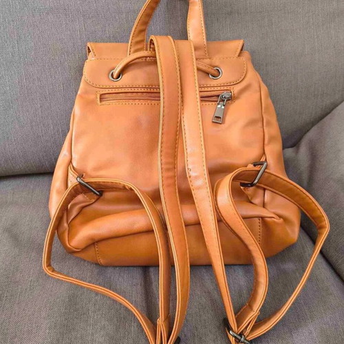Women's backpack camel color like new, medium size