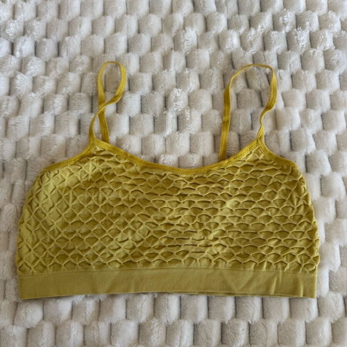 Bustier like new, yellow, ideal for gym