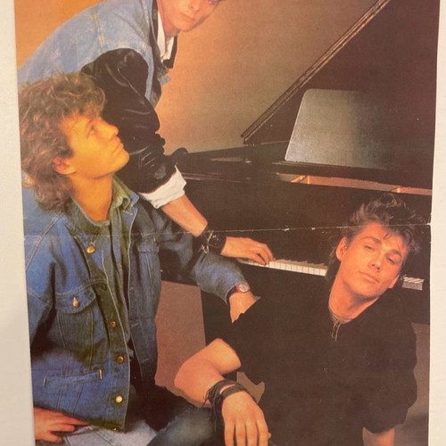A-ha - Michael J Fox Poster insert from Manina magazine In good condition Price 5 Euro