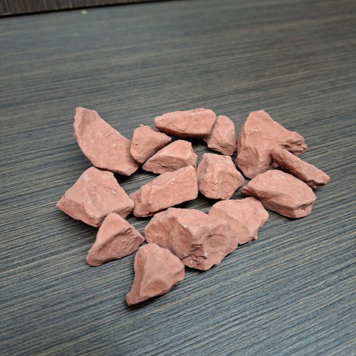 Decorative stones in terracotta color new