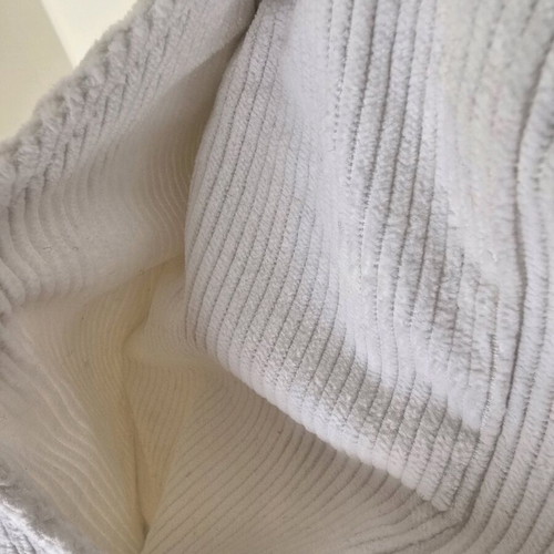 Corduroy skirt white vintage handmade like new