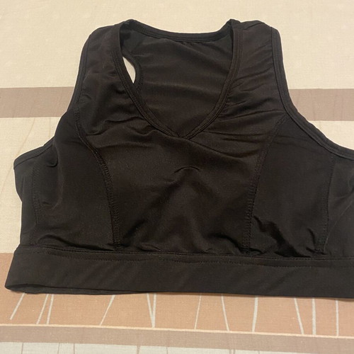 Sports Bra black like new, padded, fits XS and S