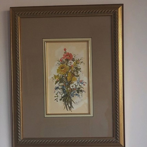 A. Theodoridou painting used in frame 46x36 cm