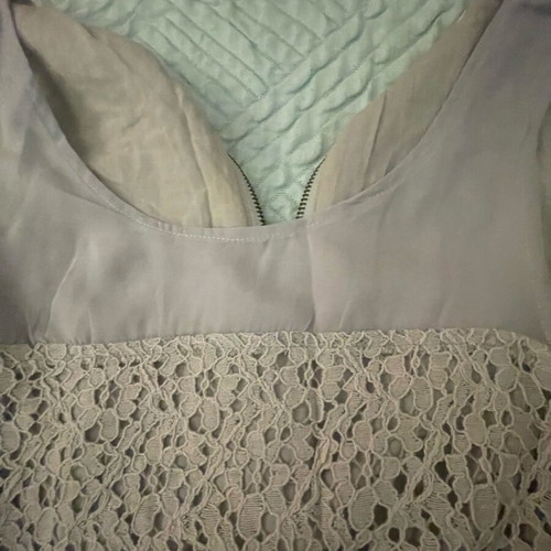 Numph mini dress like new, grey with orange cord
