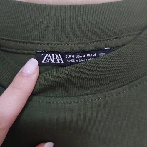Zara blouse green new, size M