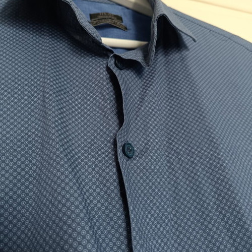 Yes Zee men's slim fit shirt blue size L like new