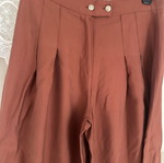 Vassia Kostara pants used, size large, terracotta color