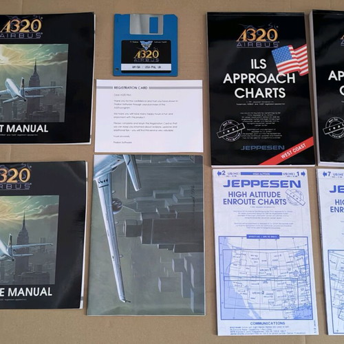 A320 Airbus Edition USA for Amiga like new