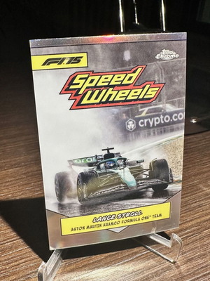 2025 Topps Chrome F1 Lance Stroll Speed Wheels card new