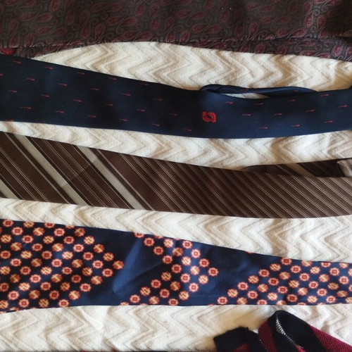 10 ties, assorted designs and colors