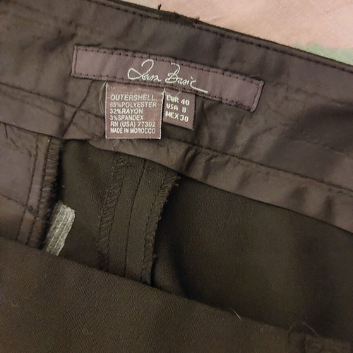 Zara Basic black flared pants like new, size L