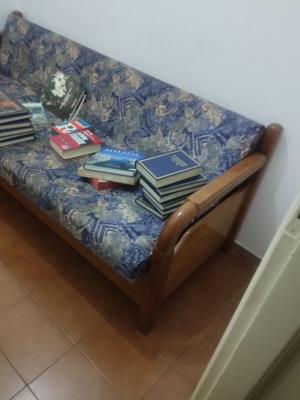 Sofa bed like new with storage space