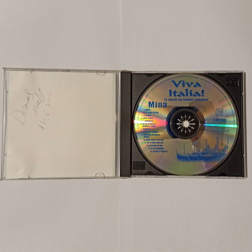 Mina Viva Italia CD used, Italian song idols