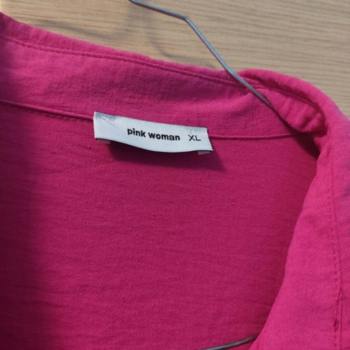 Crop tied shirt Pink Woman XL like new, pink