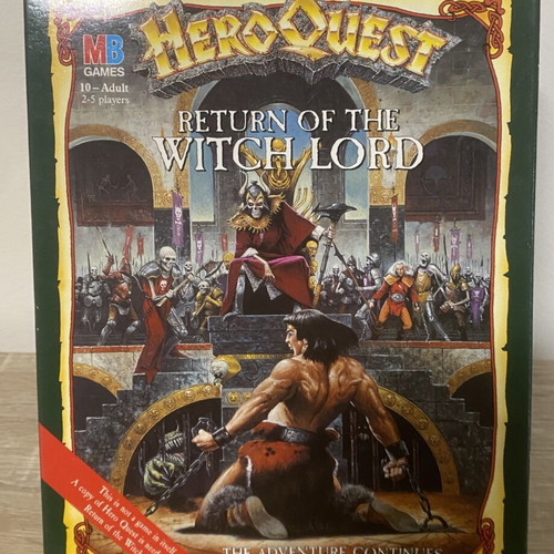 HeroQuest Return of the Witch Lord επέκταση επιτραπέζιου παιχνιδιού, άθικτο