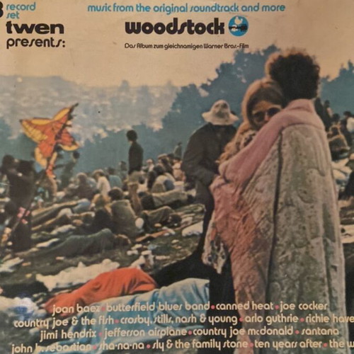 Woodstock soundtrack 3 LP used, rock
