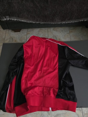 Leone sports jacket, black and white, size L