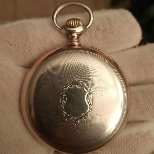 Zenith Lepine Pocket Watch 1919, like new, silver case