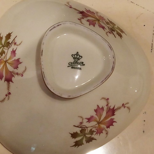 Antique 4-Piece Porcelain Set 1940s with 22K Gold from Germany like new