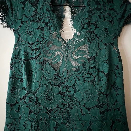 Ivy & Oak dress like new, green, lace