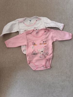 Baby rompers like new, 1-3 months