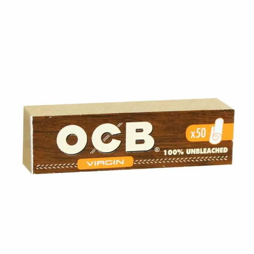 OCB Unbleached Rolling Papers new, 50 pieces, brown