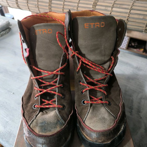 Etro multicolor boots used, size 44, made in Italy