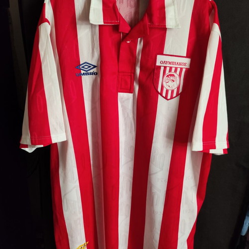 Olympiakos 1992-1993 jersey, authentic, size XL