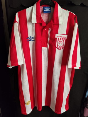 Olympiakos 1992-1993 jersey, authentic, size XL